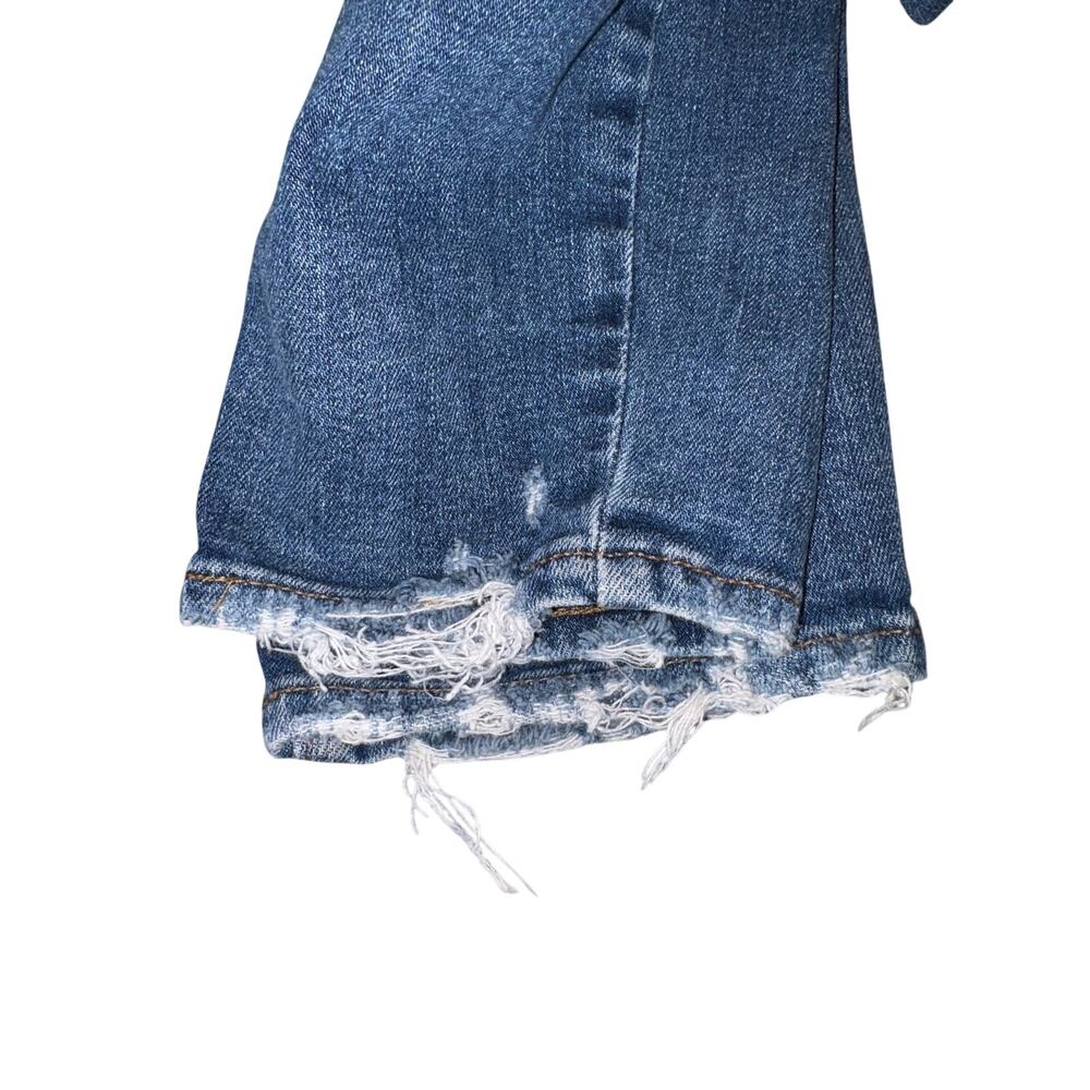 Paige 26 Waist Hoxton Distressed Crop Skinny Legging Jeans Msrp. $219 - Picture 8 of 9